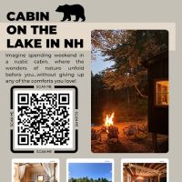 Cabin on a lake ico
