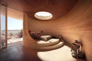 Hotels Using Natural Stone & Driftwood Design: Unique Hotel Interiors